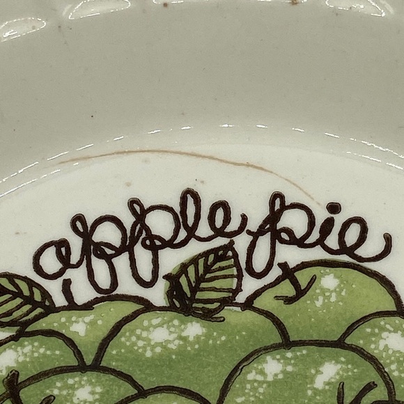 Vintage Royal China Country Harvest 11" Pie Dish - Picture 4 of 8